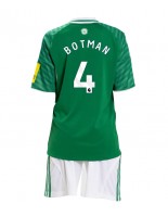 Newcastle United Sven Botman #4 Bortedraktsett Barn 2025-26 Korte ermer (+ bukser)
